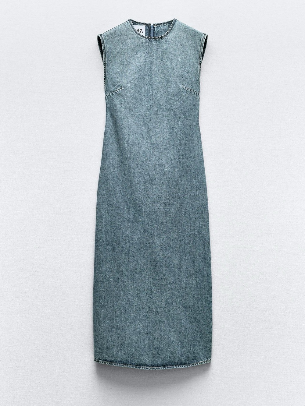 Zara Midi Denim Dress Size S